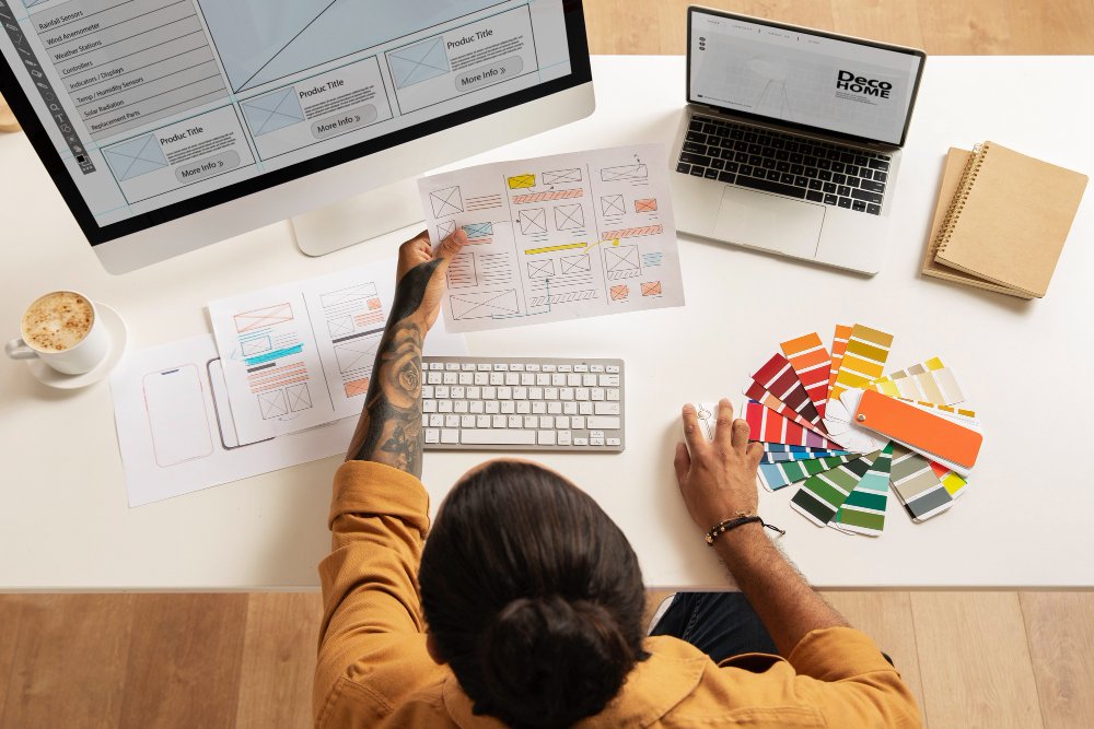 Illustration d’applications web sur mesure